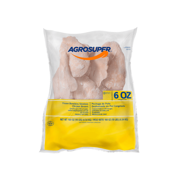 Boneless Skinless Sized Chicken Breast · 6 Oz