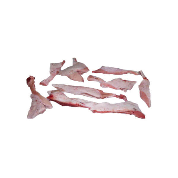 Pork Jowl Fat Trimming